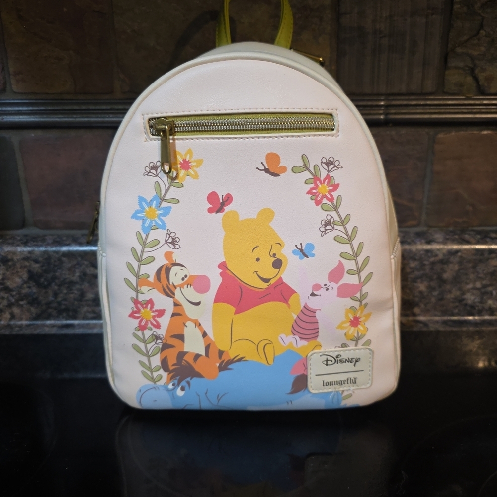 Disney Kids Backpack with Winnie the Pooh and Friends - Cream